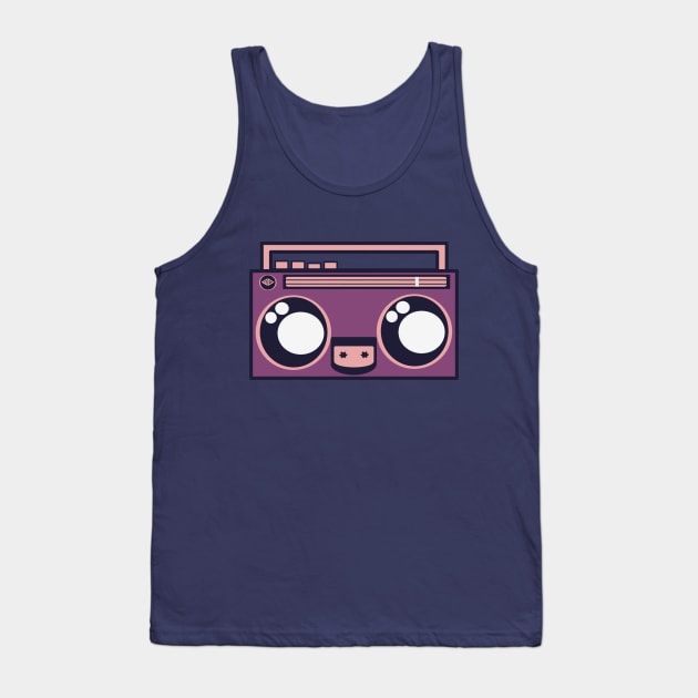 BOOMBOXIE; pnk + pch Tank Top by ambrdsgn